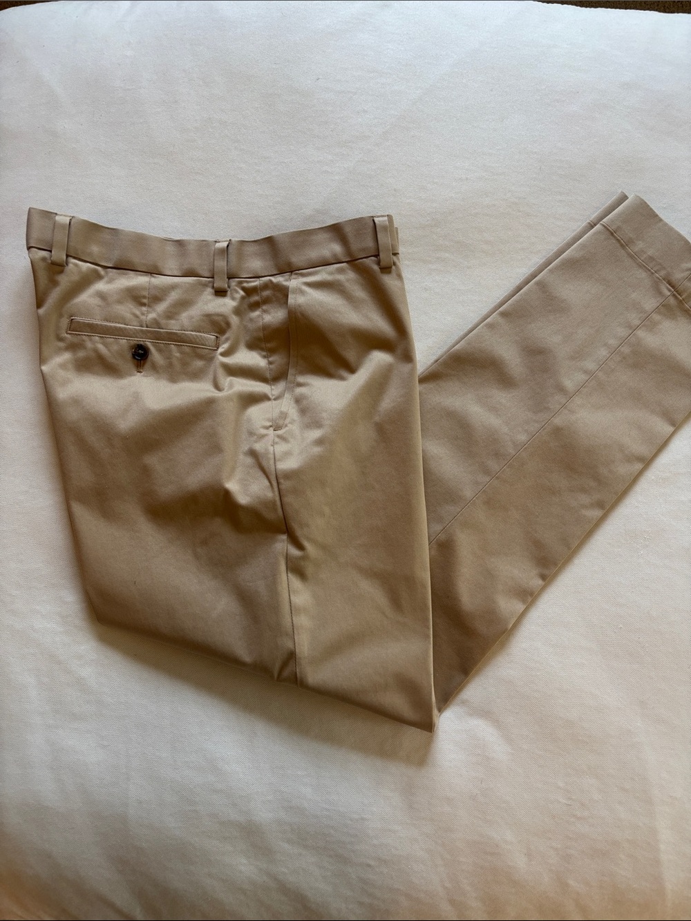 Brooks Brothers Men's Beige Chinos - Classic Straight Fit